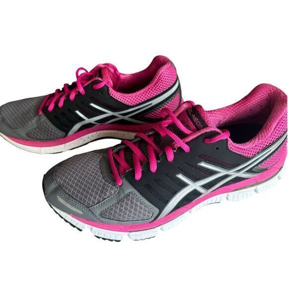 Asics gel neo33 2 titanium silver hot pink  size 10 sneakers‎ - Picture 1 of 6
